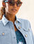 Veste boutonnée en jean (bleu grisé)