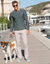 Pantalon 5 poches élastiqué côtés - entrej. 77 cm (beige)