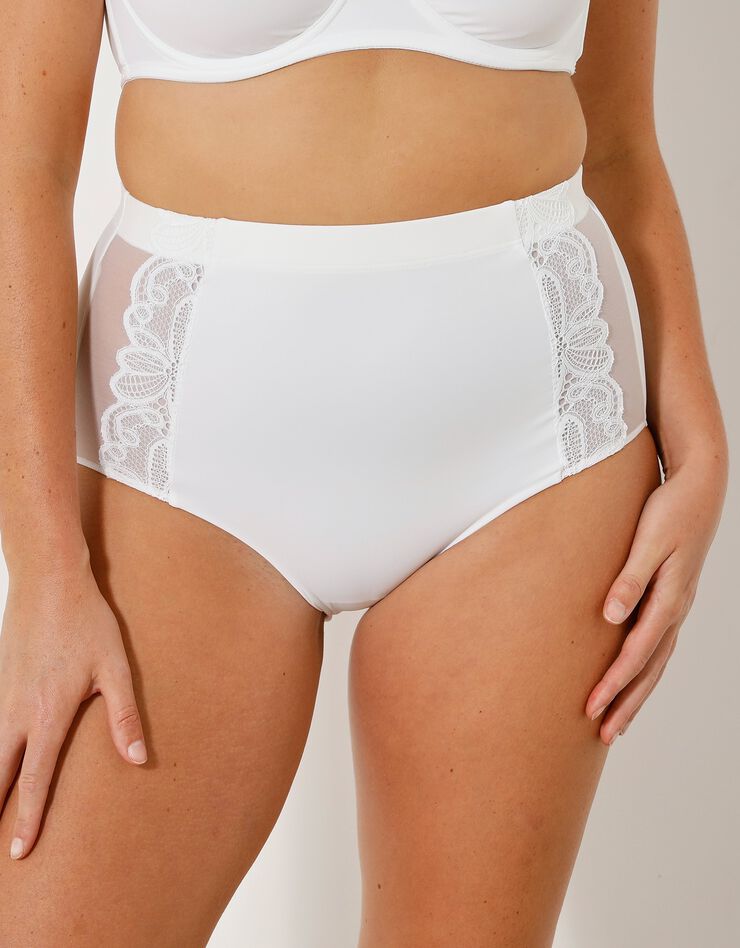Culotte taille haute Allure (blanc)