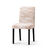 Housse microfibre bi-extensible imprimé vagues spéciale chaise (beige)