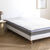 Surmatelas mousse haute qualité sensation latex (blanc)