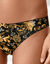 Slip coton imprimé  "graphique" - lot de 4 (noir / miel)