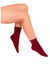 Mi-chaussettes 100D Sensation Polaire int&eacute;rieur pilou - 1 paire (grenat)