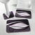 Tapis de bain fantaisie Zilla (violine)