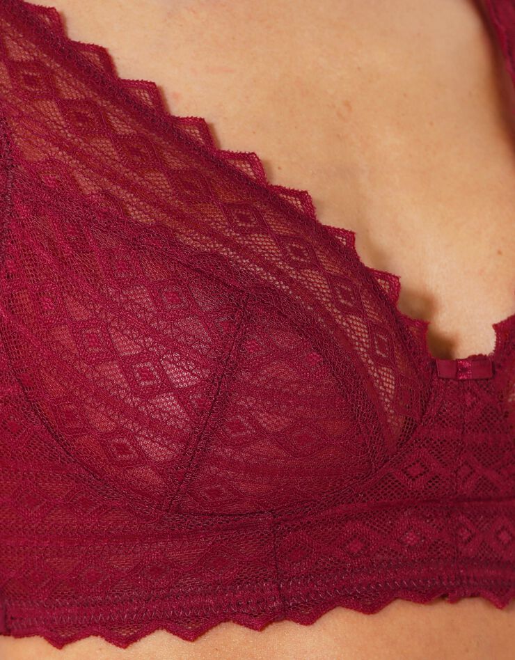 Soutien-gorge Morella forme foulard – sans armatures (bordeaux) Soutien-gorge Morella forme foulard – sans armatures (bordeaux)