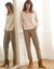 Pantalon 7/8ème, velours (taupe)