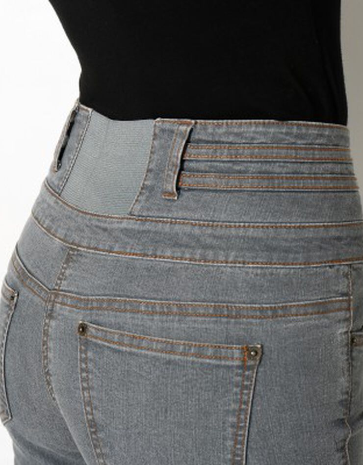 Jean taille haute bootcut entrej. 75 cm (gris) Jean taille haute bootcut entrej. 75 cm (gris)