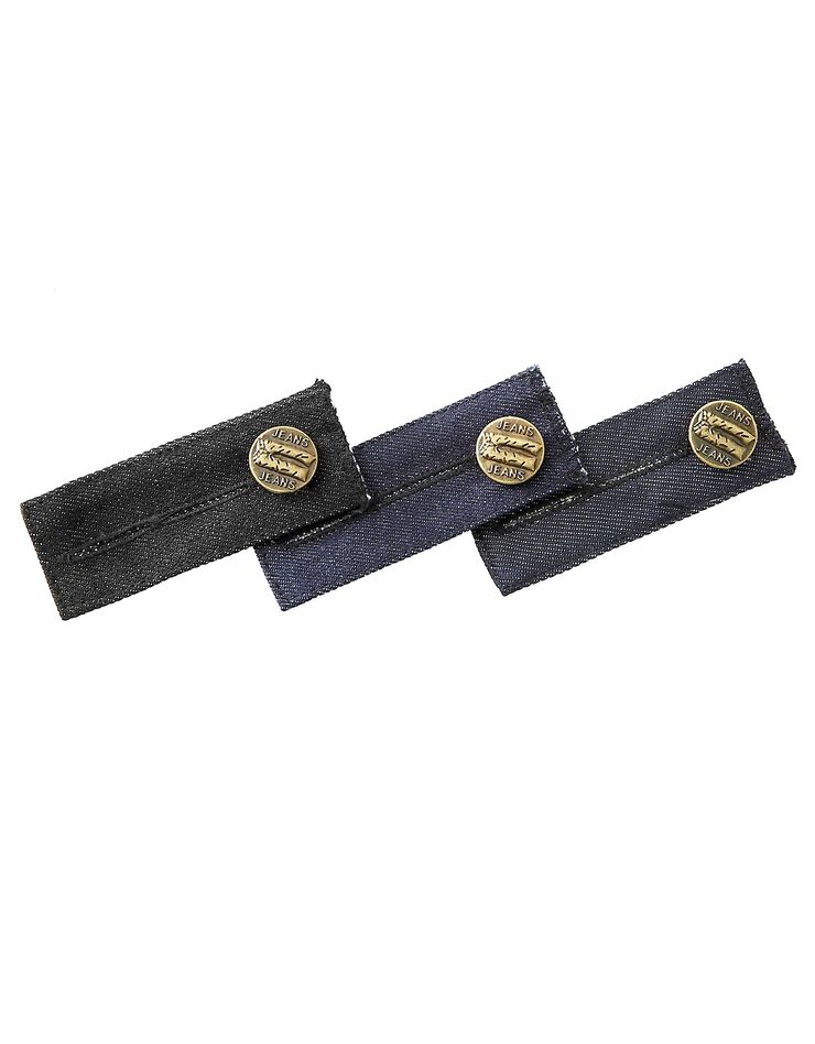 Elargisseur taille bouton jean - lot de 3 (jeans) Elargisseur taille bouton jean - lot de 3 (jeans)