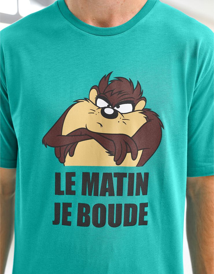 Pyjashort Taz manches courtes (vert d'eau) Pyjashort Taz manches courtes (vert d'eau)