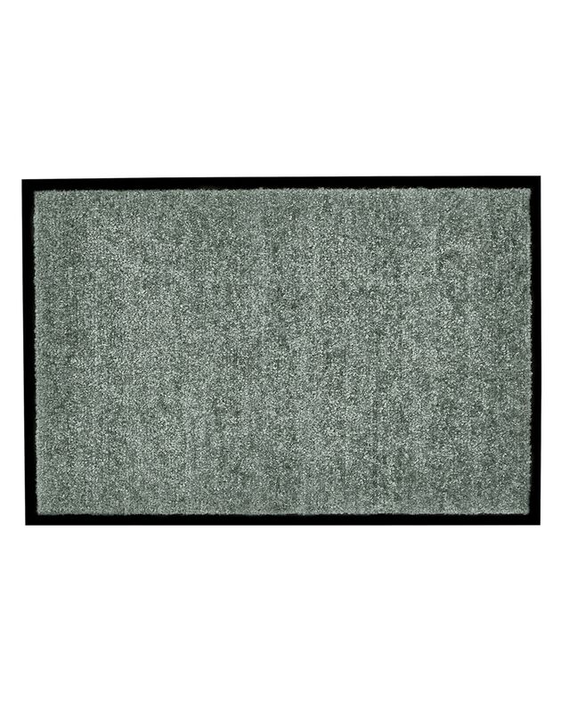 Tapis uni anti-poussière luxe (vert amande)