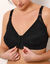 Soutien-gorge grand maintien ouvert devant, sp&eacute;cial "poitrine lourde" -  sans armatures (noir)
