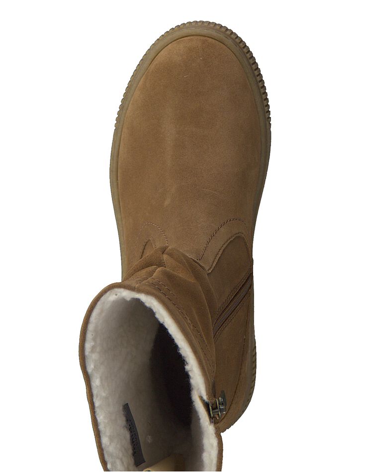 Bottes nubuck grand confort - cognac (marron) Bottes nubuck grand confort - cognac (marron)