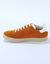 Baskets vintage croûte de cuir colorées (orange)