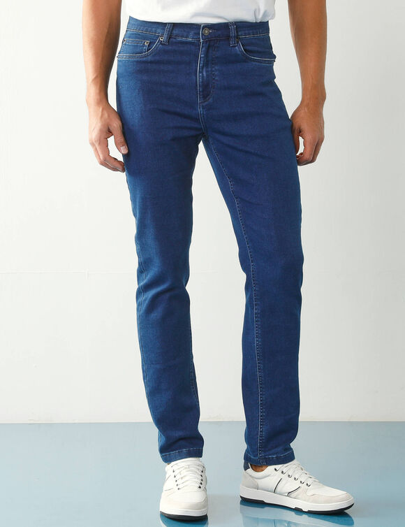 Pantalon effet jean denim léger ultra stretch - L28 (stone)