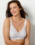 Soutien-gorge minimiseur dentelle graphique - sans armatures (blanc)