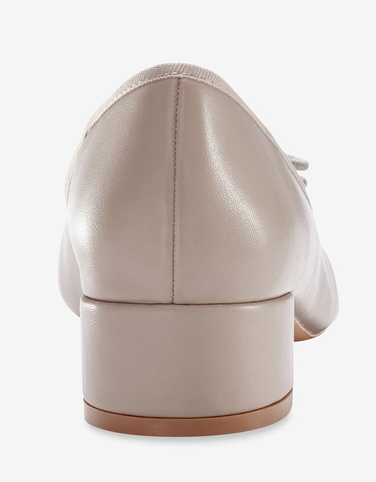 Ballerines petit talon (taupe)