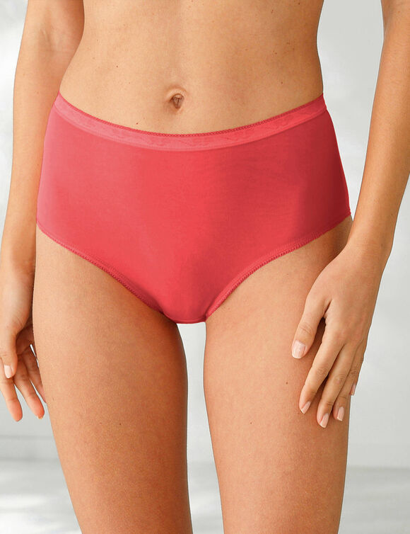 Culotte maxi basique - lot de 3 (ciel + corail + lavande)