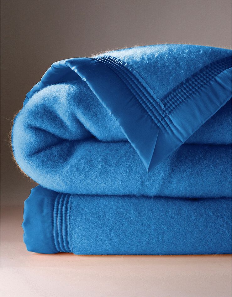 Couverture laine 1er prix 350g/m2 (bleu)