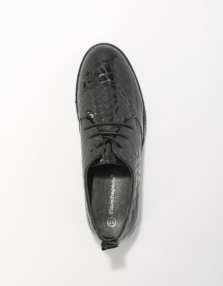 Derbies vernies à lacets en cuir (noir) Derbies vernies à lacets en cuir (noir)