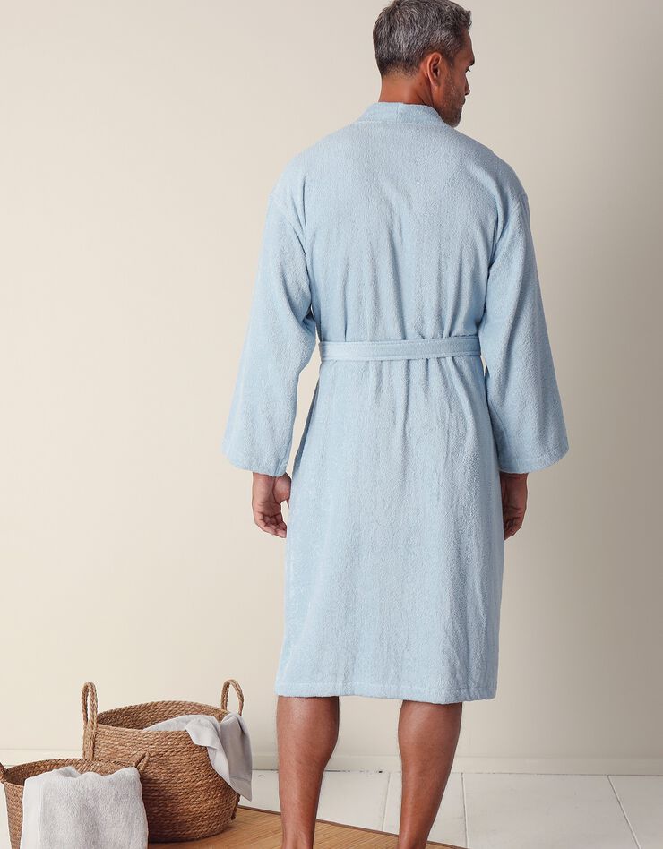 Peignoir mixte adute éponge bouclette 1er prix (bleu) Peignoir mixte adute éponge bouclette 1er prix (bleu)
