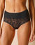 Culotte taille  haute dentelle grand confort invisible - Lot de 2 (noir)