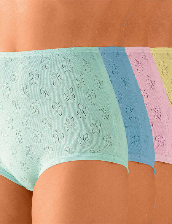 Culotte maxi jacquard - lot de 7 (couleur)