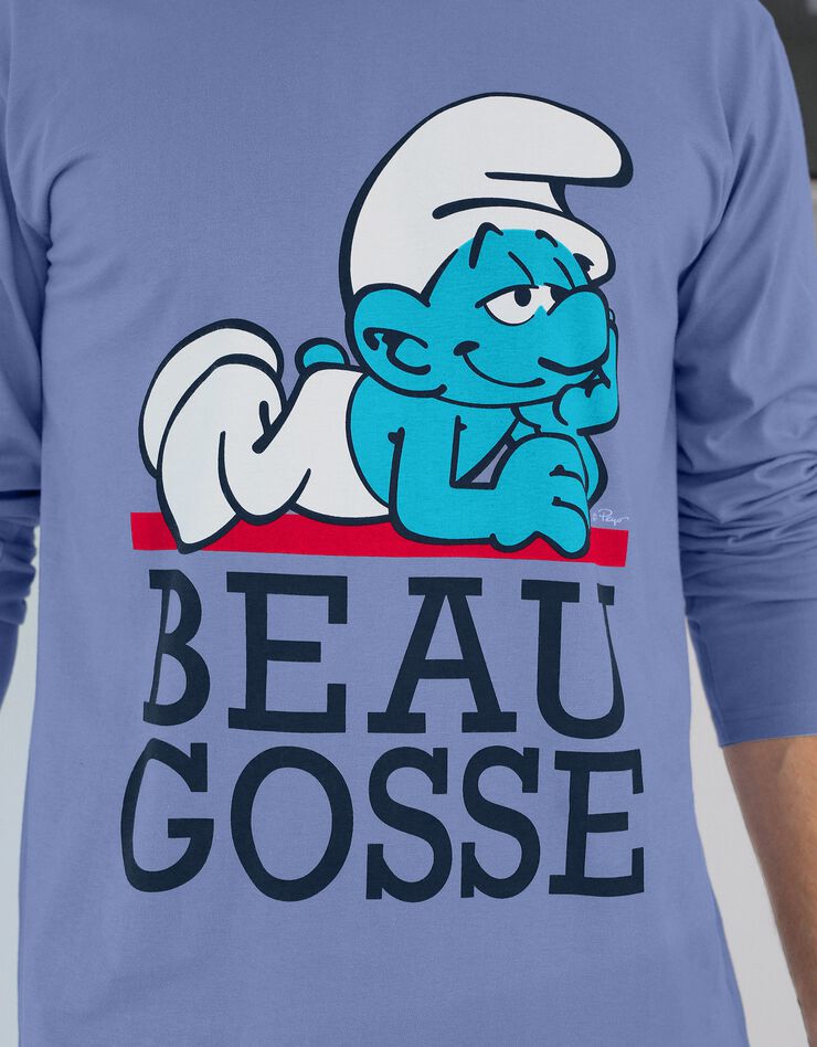 Pyjama Schtroumpfs manches longues (bleu) Pyjama Schtroumpfs manches longues (bleu)