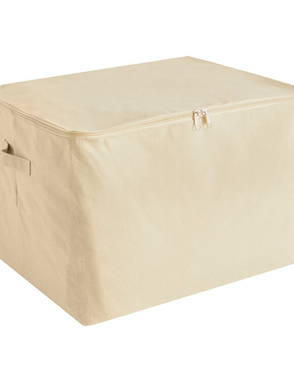 Housse de rangement zipp&eacute;e taille M beige  (beige)