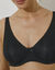 Soutien-gorge forme minimiseur en maille effet tatoo - avec armatures (noir)