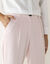 Pantalon 7/8ème fuselé fluide (rose poudré)