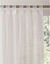 Panneau voile uni finition pattes (blanc)