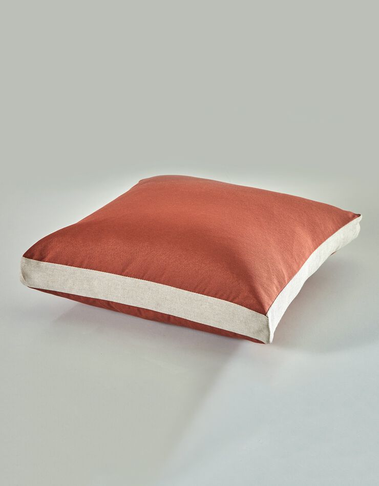 Housse de coussin, collection "Intemporelle" - lot de 2 (tomette)