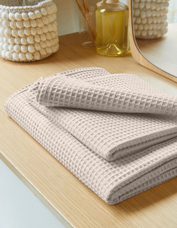 Serviette de bain nid d'abeille 320 g/m2 (sable) Serviette de bain nid d'abeille 320 g/m2 (sable)