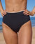 Bas de maillot de bain taille haute uni gainant Ilaya (noir)