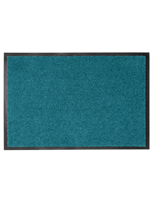 Tapis uni anti-poussière luxe (turquoise)