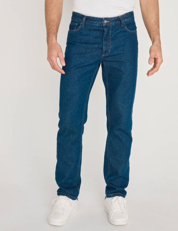 Jean droit basique 100% coton - L28 (stone)