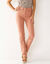 Pantalon droit sculptant, renfort gainant (corail foncé)
