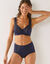 Soutien-gorge minimiseur tulle brodé Caprera  - avec armatures (marine)