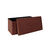 Banc-coffre pliable uni c&ocirc;tel&eacute; (terracotta)