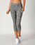 Corsaire imprimé extensible taille élastiquée (imprimé gris)
