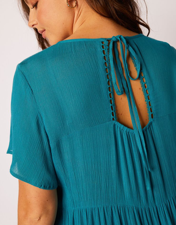 Tunique marches courtes papillon (turquoise) Tunique marches courtes papillon (turquoise)