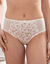 Culotte maxi coton dentelle imprim&eacute; fleurettes Coria - lot de 2 (ivoire)