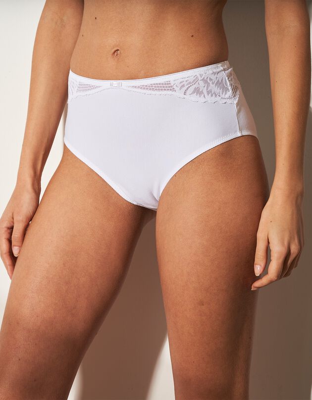 Culotte forme maxi "Modern Lace" (blanc)
