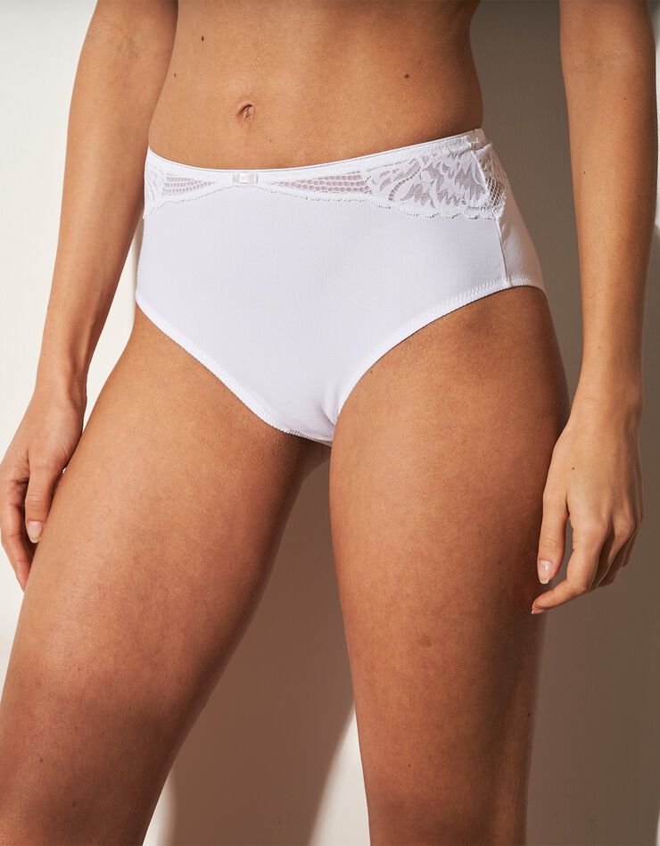 Culotte forme maxi "Modern Lace" (blanc)