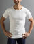 T-shirt sous-v&ecirc;tement homme col rond manches courtes chaleur douce - lot de 2 (blanc)