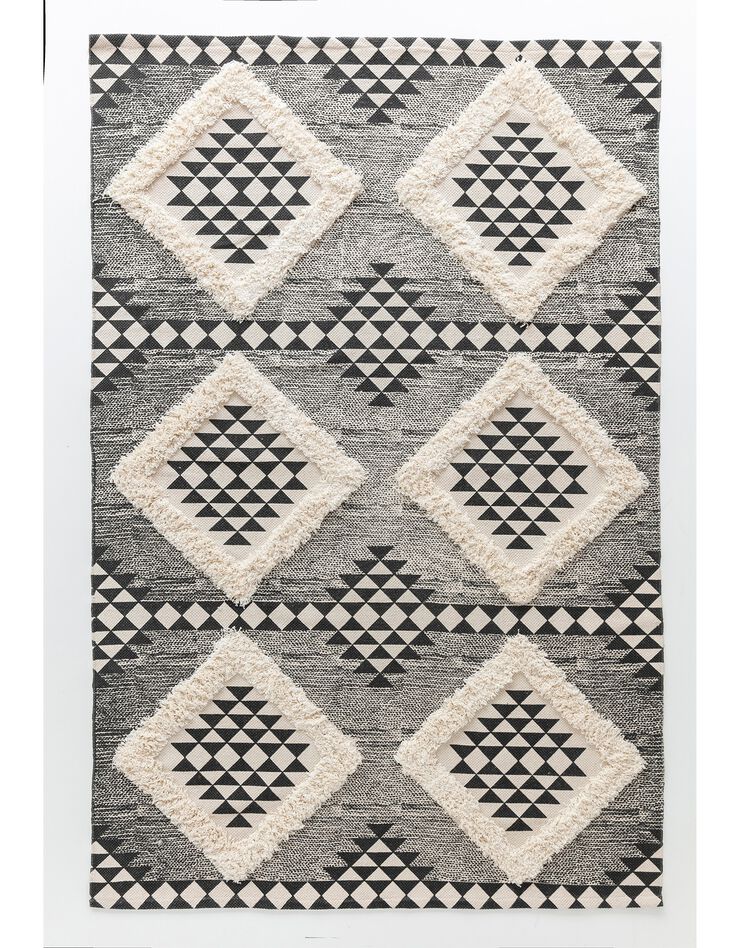 Tapis imprimé tufté Eko noir/naturel (noir/naturel) Tapis imprimé tufté Eko noir/naturel (noir/naturel)
