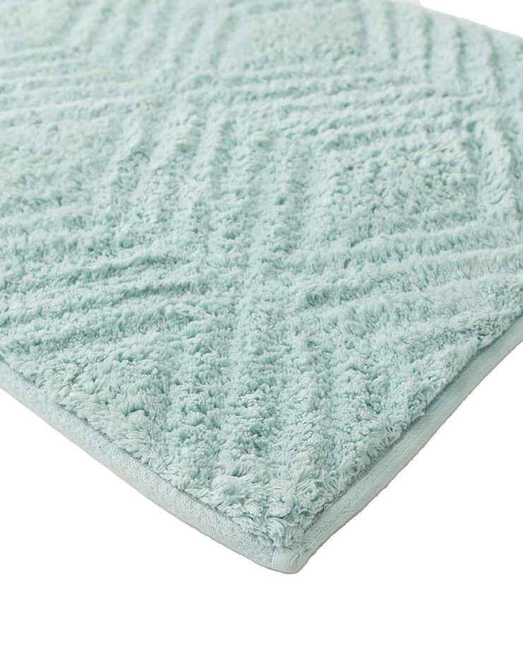 Tapis de bain Géométrique  (vert d'eau)