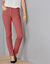 Pantalon droit gainant - petite stature entrej. 75 cm (terracotta)