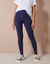 Legging uni maille jersey (marine)