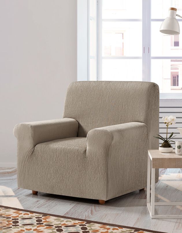 Housse fauteuil et canapé "Beta" (taupe)